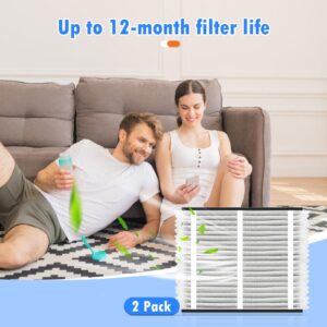 2 Pack 213 Replacement Filter for Aprilaire Whole House Air Purifiers, MERV 13 Air Purifier Filter Compatible with Models 1210, 1620, 2120, 2200, 2210, 2216, 3210, 4200, 20x25x4 Air Filter