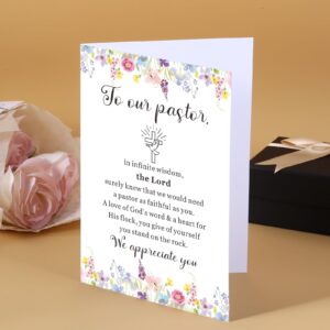 Pastor Appreciation Gifts Pastor Appreciation Cards Thank You Cards for Men Women Religious Christian Gifts Christmas Stocking Stuffers for Priest Men Pastor Anniversary Card Pastor Gifts for Birthday