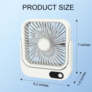 STRUGGANT Portable Fan for Cruise Ship Cabin,Cruise Ship Approved Fan,Cruise Fan with Magnetic Base for Stateroom Ceilings and Walls,USB Rechargeable Fan,Cruise Travel Essentials (1, White)