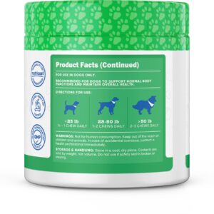 Nutricost Pets Multi-Functional Active & Healthy Lifestyle Support Soft Chews for Dogs (Beef Flavor) 60 Soft Chews