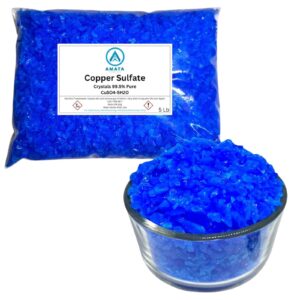 copper sulfate crystals 99.5% pure, 5lb bag