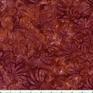 Wilmington Batiks Copper Mountain Petal Toss, Fabric by The Yard (Orange/Brown)