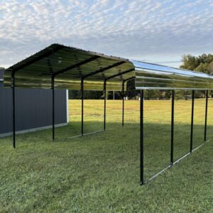 new yard 12 x 20 x 7 ft heavy duty all steel carport – all-weather steel canopy shelter and steel frame for cars, trucks, boats, and outdoor equipment