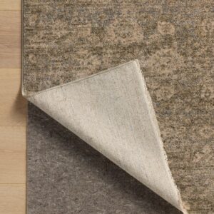 Loloi Magnolia Home by Joanna Gaines Junie Collection JUE-06 Lagoon/Natural 7'-10" x 10'-2", .38" Pile Height, Area Rug