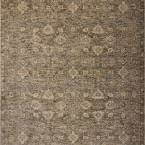 Loloi Magnolia Home by Joanna Gaines Junie Collection JUE-06 Lagoon/Natural 7'-10" x 10'-2", .38" Pile Height, Area Rug