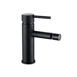 ifgswopq 1 Pcs Toilet Bidet Faucet Set Brass Handheld Bidet Faucet Bathroom Single Handle Sink Mixer Faucet Hot and Cold Faucet (Color : Matt Black) (Matt Black 01)