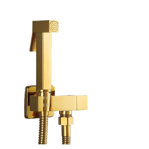 1 Pcs Brass Bidet Faucet Handheld Toilet Bidet Sprayer Hygienic Shower Toilet Faucet Single Cold Water Faucet Self Cleaning (Color : A5071RG) (A5071G)