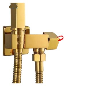 1 Pcs Brass Bidet Faucet Handheld Toilet Bidet Sprayer Hygienic Shower Toilet Faucet Single Cold Water Faucet Self Cleaning (Color : A5071RG) (A5071)