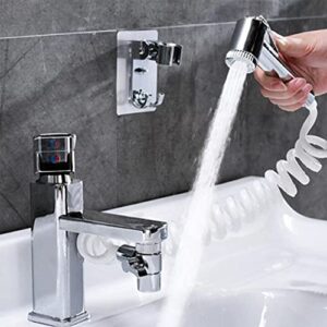 ifgswopq Handheld Toilet Bidet Sprayer Set Stainless Steel Hand Faucet for Bathroom Shower Head Self Cleaning for Home (Color : E) (E)