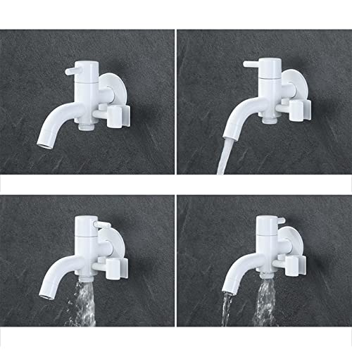 ifgswopq Toilet Douche Spray Kit Handheld Bidet Sprayer Toilet Bidet Shower Hose Brass Cold Water White Wall Mounted Toilet Jet Spray for WC