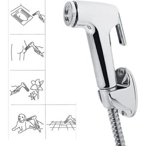 ifgswopq Handheld Toilet Bidet Sprayer Set Stainless Steel Hand Faucet for Bathroom Shower Head Self Cleaning for Home (Color : E) (E)