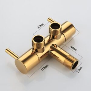 ifgswopq Hand Held Toilet Bidet Sprayer Gold Bidet Sprayer Head for Toilet Bidet Sprayer Kit for Toilet Multi-Function All-Copper Pressurized Flush,Gold,B (Gold B) (Gold B)