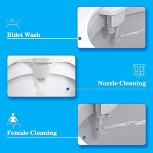 ifgswopq Non-Electric Bidet Toilet Seat Anal Single Left Handle (D 1)