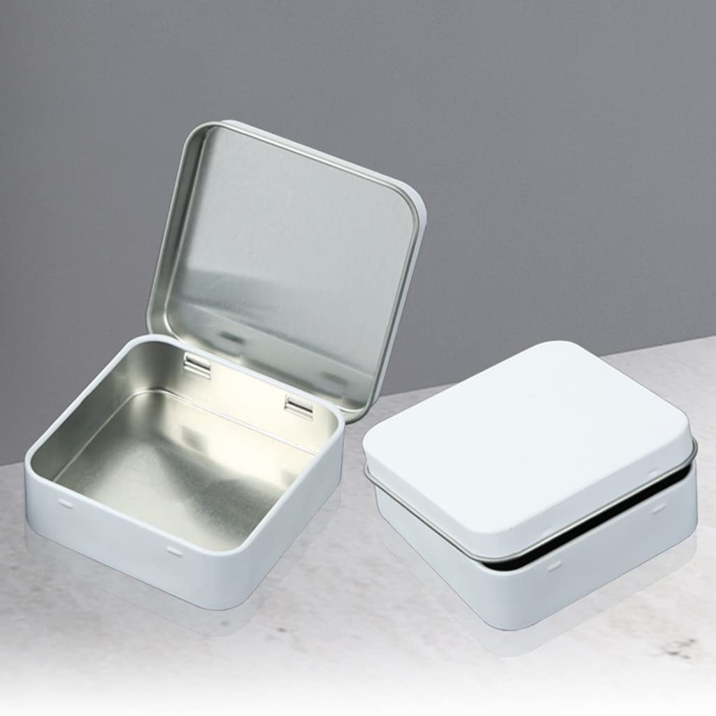 Tiny Storage Cases Sealed Metal Tin Practical Box Containers For Jewelry Candy Headrope Condom Sundries