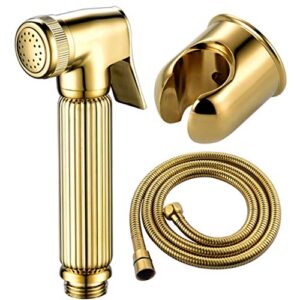 ifgswopq brass bidet sprayer handheld toilet bidet shatafe set copper bathroom toilet shower set (size : e) (one color e)