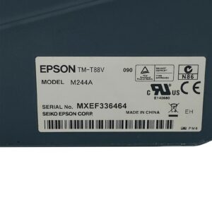 Epson TM-T88V M244A Compact POS Thermal Receipt Printer USB Plus Power, Bundle with AC Adapter