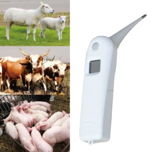 Hxyxbnhno Veterinary Fast Digital Pet for Pigs Cattle Sheep Dogs Horse Including Battery Hanging Rope