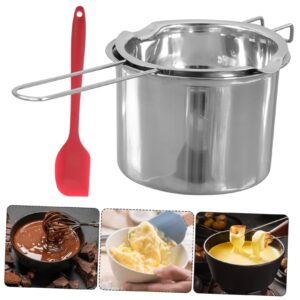 LABRIMP 1 Set Melting Pot Chocolate Cheese Melt Pot Bowls for Candle Making Milk Warmer Pot Double Boiler Pot Sauce Pot Wax Melter for Candle Making Candle Pot Wax Pot Stainless Steel