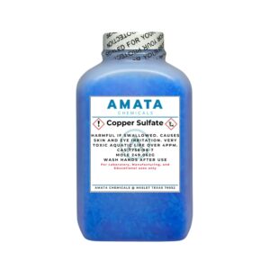 Copper Sulfate Crystals 2 lbs, 99.5% Pure, 1lb x 2 Bottles