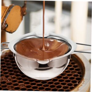 LABRIMP 1 Set Melting Pot Chocolate Cheese Melt Pot Bowls for Candle Making Milk Warmer Pot Double Boiler Pot Sauce Pot Wax Melter for Candle Making Candle Pot Wax Pot Stainless Steel