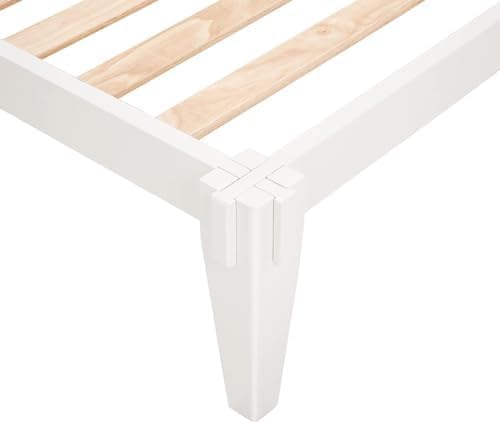 Chalipa Basic Bed Frame Without headboard - Ivory White - Queen