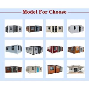 Modular Flat Pack Container Home 20ft 40ft Retro Style Modern Design Colors Can Be Selected Apartment Garden Villa