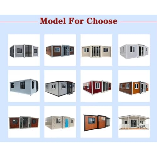 Modular Flat Pack Container Home 20ft 40ft Retro Style Modern Design Colors Can Be Selected Apartment Garden Villa