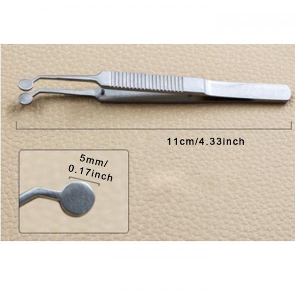 YWMJZEU Meibomian Gland Expressor Forceps Massage Eyelid Gentle Paddle 4.33 Inch