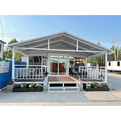 Modular Flat Pack Container Home 20ft 40ft Retro Style Modern Design Colors Can Be Selected Apartment Garden Villa