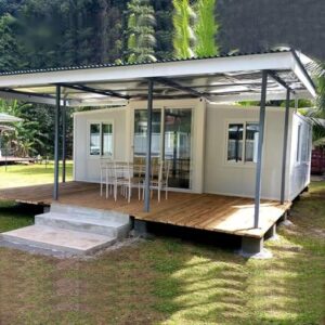 Modular Flat Pack Container Home 20ft 40ft Retro Style Modern Design Colors Can Be Selected Apartment Garden Villa