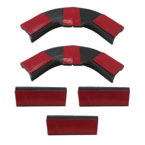 5Pcs 2024 Version Black Light Strip Mounting Bracket for Hue Play Gradient Lightstrip for Flat and Non Flat Back of TV