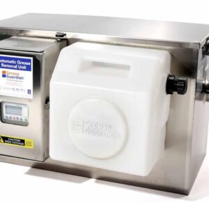 Grease Guardian® GGD15 Automatic Grease Trap Removal Device, 30+ lb. Capacity, 110V, Left-to-Right Flow, Efficient Kitchen Grease Management, Easy Maintenance, Durable Construction