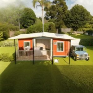 Modular Flat Pack Container Home 20ft 40ft Retro Style Modern Design Colors Can Be Selected Apartment Garden Villa