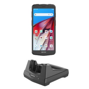 MEFERI ME61 Android Barcode Scanner with Charging Cradle, Equip Zebra SE4710 Scan Engine, PDA Handheld Mobile Computer, 1D 2D QR, Wi-Fi 4G BT GPS NFC, 6" Full-Screen, PDA for WMS