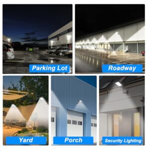 G GJIA led Parking lot Light with Wall Mount Bracket