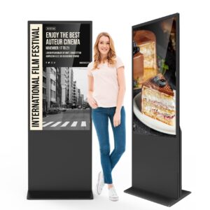 49 inch indoor digital signage display touch screen floor standing advertising kiosk android system with wifi hdmi/usb input auto ad player