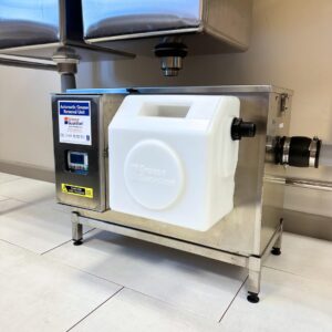 Grease Guardian® GGD15 Automatic Grease Trap Removal Device, 30+ lb. Capacity, 110V, Left-to-Right Flow, Efficient Kitchen Grease Management, Easy Maintenance, Durable Construction