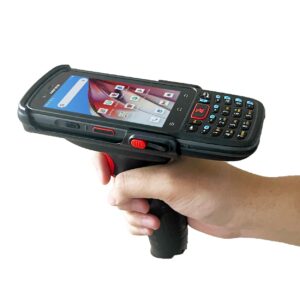 MEFERI ME40K Android 12 Barcode Scanner with Pistol Grip, Equip SE4710 Zebra Scanner Engine, 5180mAh, PDA Handheld Mobile Computer Snapdragon Octa-core CPU, 4G BT WiFi GPS NFC