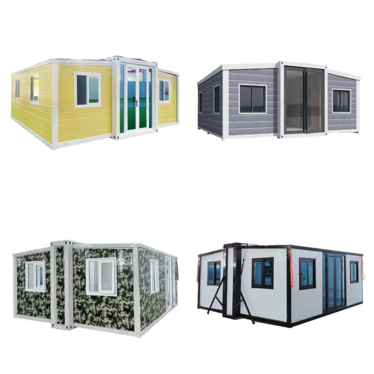 Container House Two Or Three Bedrooms Luxury 40ft 20ft Movable Foldable Expandable Prefab for Sale