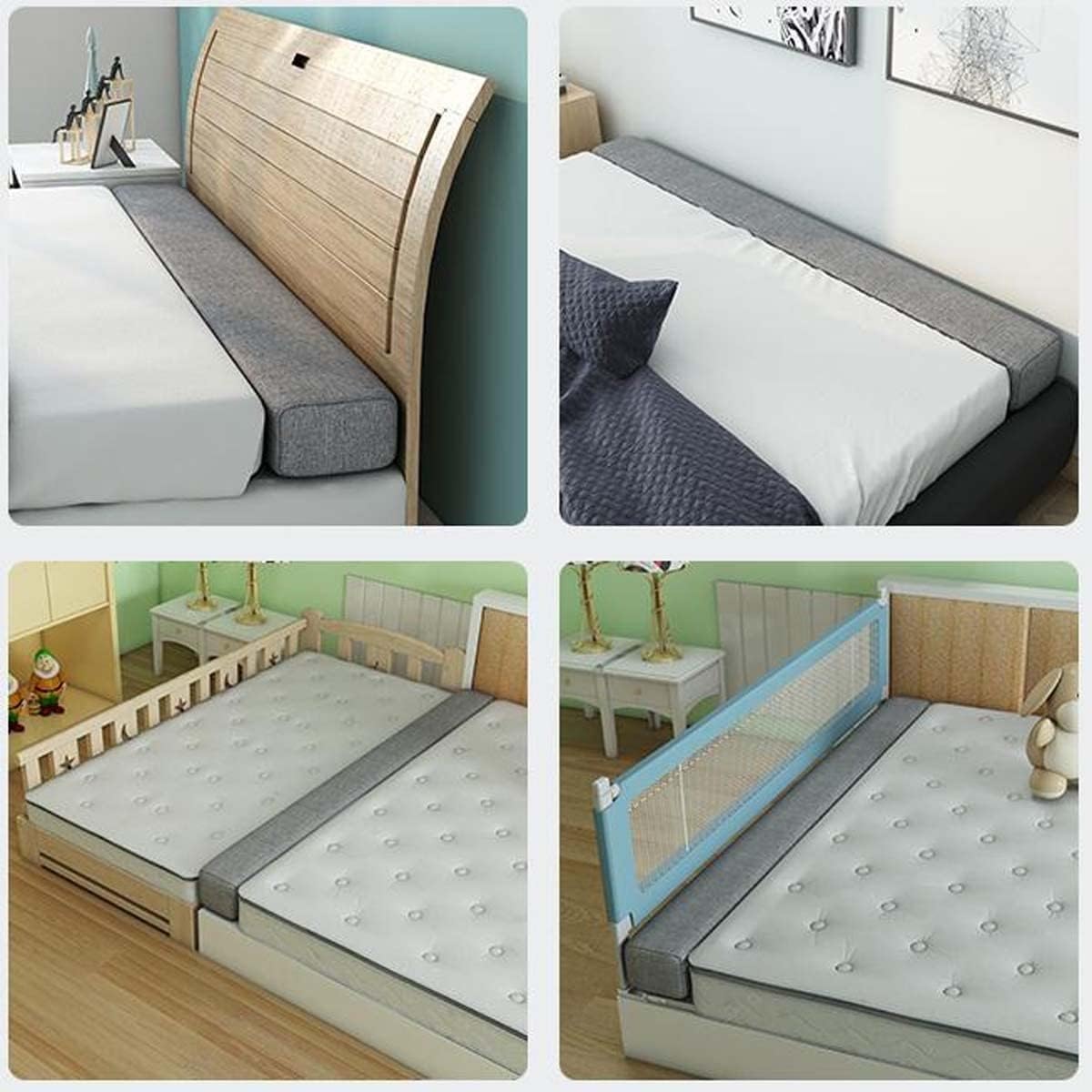 Bed Gap Filler，Mattress Space Filler, Mattress Extender，Close Gap Between Mattress and Headboard or Wall, for Twin/Full/Queen/King Bed, Removable and Washable Cover(E,100x8x15cm/39x3x6in)