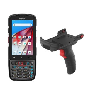 MEFERI ME40K Android 12 Barcode Scanner with Pistol Grip, Equip SE4710 Zebra Scanner Engine, 5180mAh, PDA Handheld Mobile Computer Snapdragon Octa-core CPU, 4G BT WiFi GPS NFC