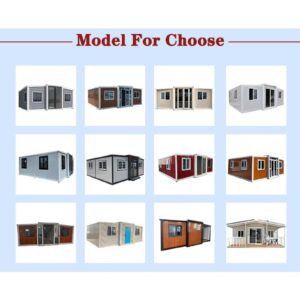 Mobile Tiny Home, Prefab Container House, 20ft, 30ft & 40ft, with Toilet and Kitchen, Expandable Foldable Container House, Luxury Living Modular Homes