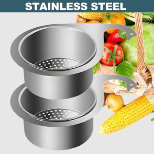 Stainless Steel Swan Sink Strainer Basket, Stainless Steel Draining Basket for Sink, 2024 Multi-Functional Drain Basket Quick Drain Kitchen Tools, Sink Hangs on Faucet Fits All Sink (1pc)