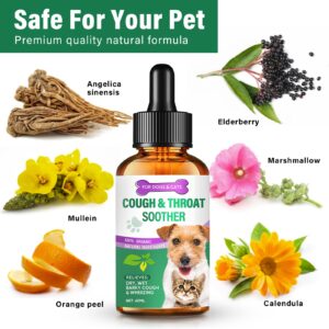 Dog Cough Treatment, Dog Allergy Relief Supplement for Suppress Allergy, Dry, Wet & Barky Cough for Dogs