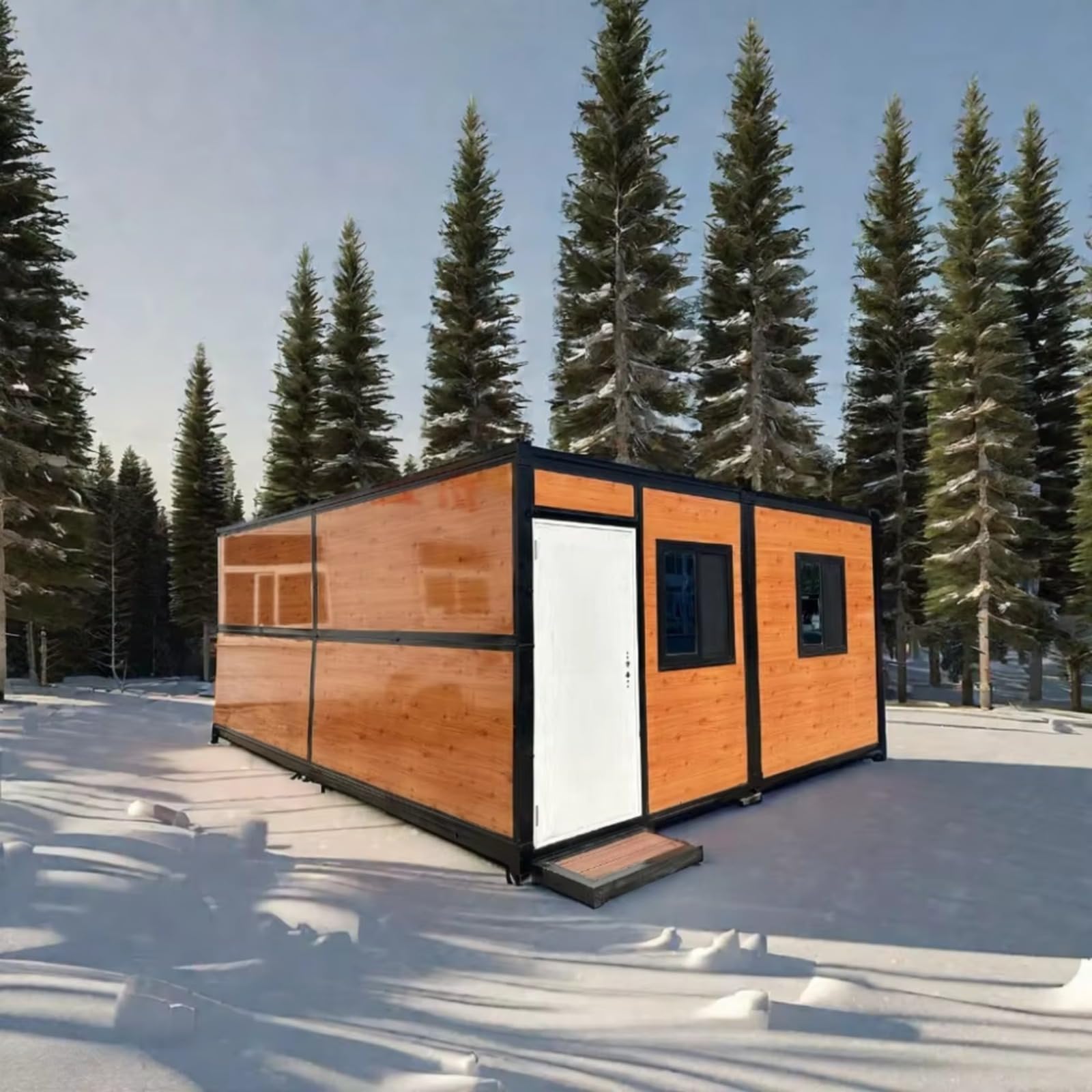 Mobile Homes Trailer Expandable Container House Prefab Garden Villa House Luxury