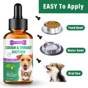 Dog Cough Treatment, Dog Allergy Relief Supplement for Suppress Allergy, Dry, Wet & Barky Cough for Dogs