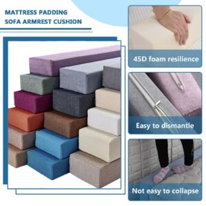 Bed Gap Filler，Mattress Space Filler, Mattress Extender，Close Gap Between Mattress and Headboard or Wall, for Twin/Full/Queen/King Bed, Removable and Washable Cover(E,100x8x15cm/39x3x6in)