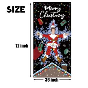 Christmas Vacation Door Cover Funny Christmas Banner Griswold Family Cousin Eddie Christmas Decor New year Xmas Decor Christmas Vacation Decorations for Home Party