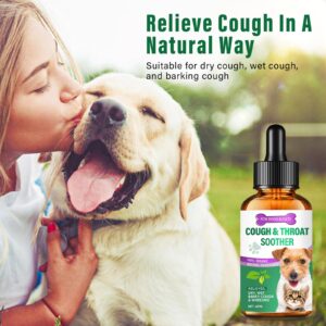 Dog Cough Treatment, Dog Allergy Relief Supplement for Suppress Allergy, Dry, Wet & Barky Cough for Dogs