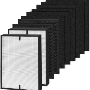 CERO 3000 Replacement Filter for 3000 3000M 3000Pro 2 Filters, 2 Activated Carbon, 6 Extra Carbon Pre-Filters